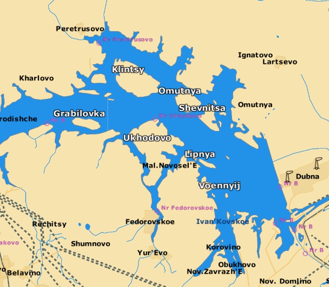 Vector map Cherepovets